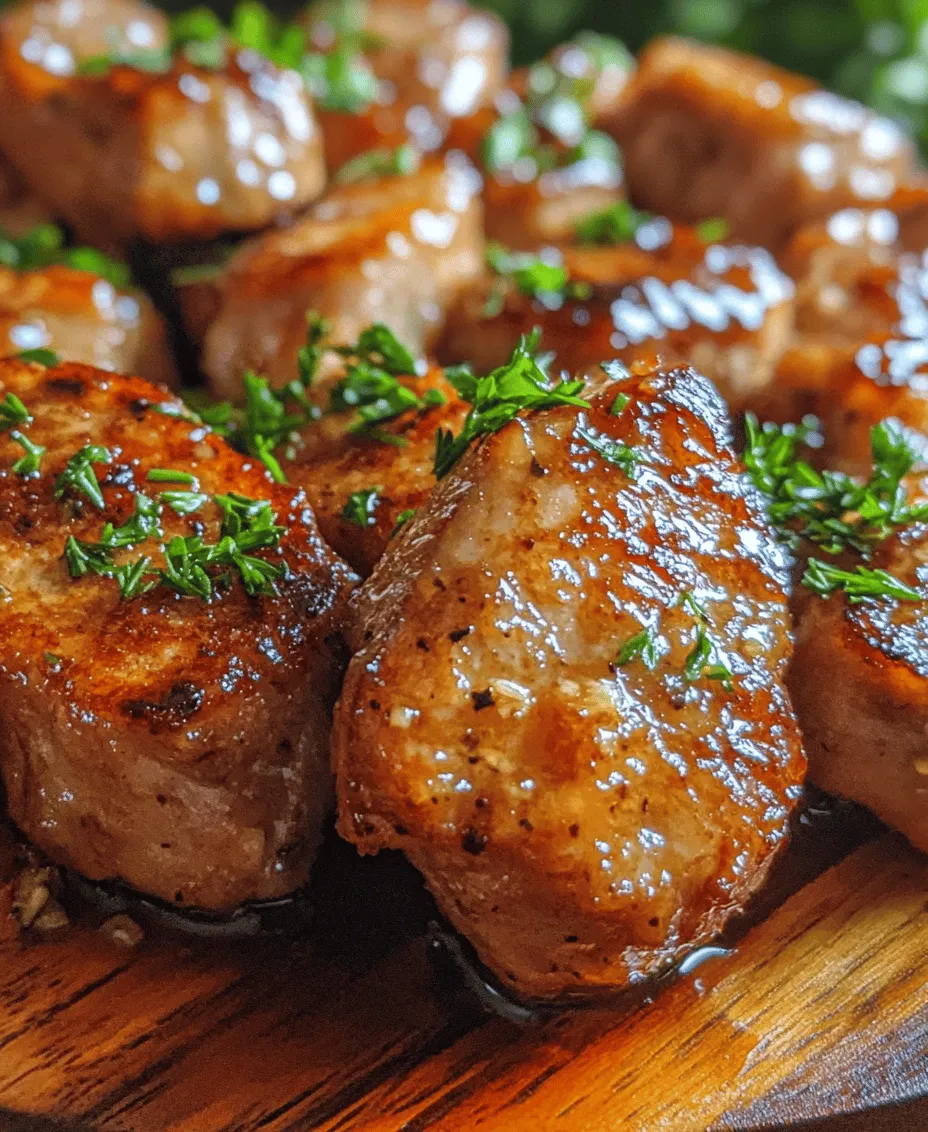 If you're looking for a quick, mouthwatering dish that combines the succulent taste of pork with the aromatic goodness of garlic, then look no further than garlic pork bites. This dish not only delivers a burst of flavors in every bite but also proves to be a crowd-pleaser for family dinners and gatherings. What makes garlic pork bites particularly appealing is their ability to marry complex flavors in a simple, straightforward recipe. The rich, savory taste of the pork, enhanced by the boldness of garlic and fresh herbs, creates an unforgettable culinary experience.