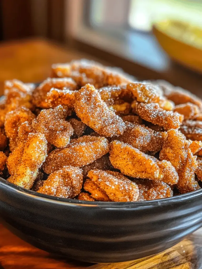 Looking for a delightful snack that combines the perfect balance of sweet and spicy? Look no further than Sweet & Spicy Cinnamon Sugar Pecans! This scrumptious recipe is not only a treat for your taste buds but also a versatile addition to your culinary repertoire. Whether you’re in need of a quick snack, a topping for salads or desserts, or a thoughtful homemade gift, these pecans have you covered.