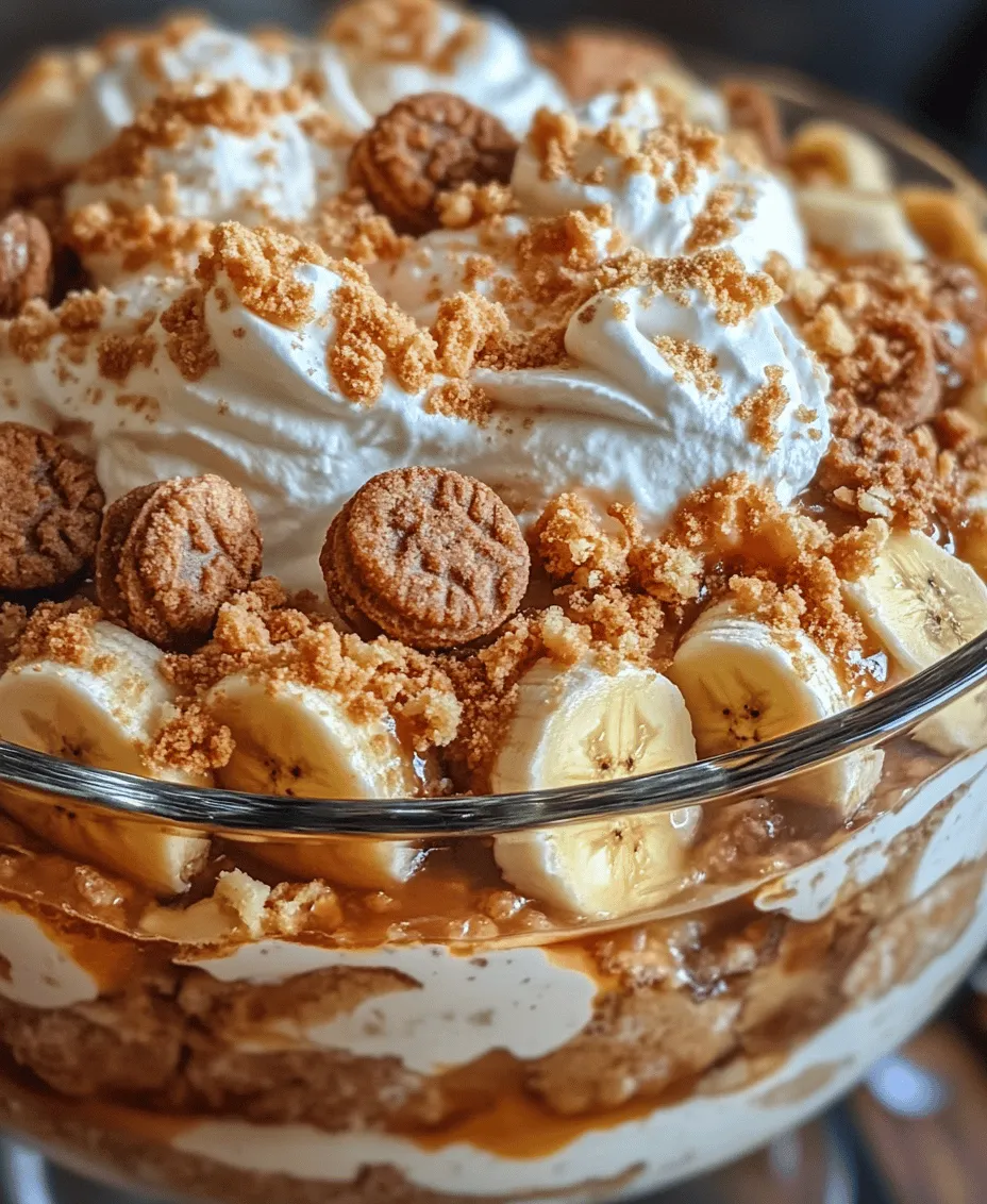 Banana pudding is a beloved dessert that has long held a special place in the hearts (and stomachs) of many Americans. Its creamy texture, layered with ripe bananas and a sweet custard, brings warmth and comfort with every spoonful. In this recipe, we are taking this classic comfort food to new heights with the introduction of Biscoff cookies. The Biscoff Bliss Banana Pudding combines the familiar taste of banana pudding with the rich, caramelized flavors of these iconic cookies, resulting in a dessert that is both visually stunning and deliciously satisfying.