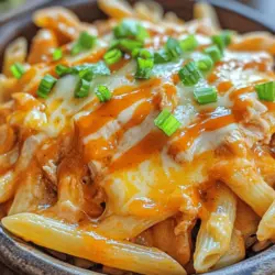 Buffalo Chicken Pasta Delight is a comforting and flavorful dish that perfectly marries the bold, spicy essence of buffalo chicken with the satisfying texture of pasta. This delightful fusion not only creates a mouthwatering meal but also brings a touch of excitement to your dinner table. Whether you're a fan of buffalo wings or just looking for a new weeknight dinner idea, this recipe is sure to impress.