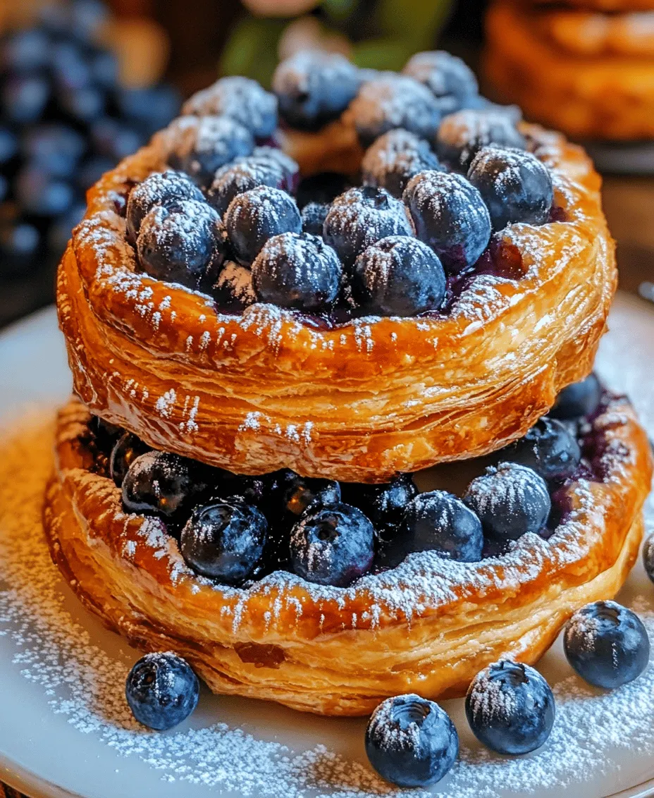 Baking is not just a culinary task; it is a heartfelt expression of creativity and love that transforms simple ingredients into delightful treats. Among the many desserts that capture our hearts and taste buds, blueberry pastry rings with vanilla cream filling stand out as a true indulgence. This decadent dessert combines the sweetness of fresh blueberries, the buttery layers of flaky puff pastry, and a rich, creamy vanilla filling, making it perfect for any occasion—be it a cozy afternoon tea, a festive gathering, or a sweet surprise for loved ones.