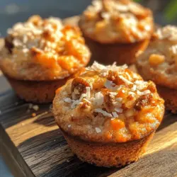 To achieve the perfect rise in your Morning Glory Muffins, the way you fill your muffin cups is crucial. Start by preheating your oven to 350°F (175°C) and lining a muffin tin with paper liners or greasing it lightly. When filling the muffin cups, aim to fill each cup about two-thirds to three-quarters full. This allows enough room for the muffins to rise without overflowing, creating that delightful dome shape we all love.