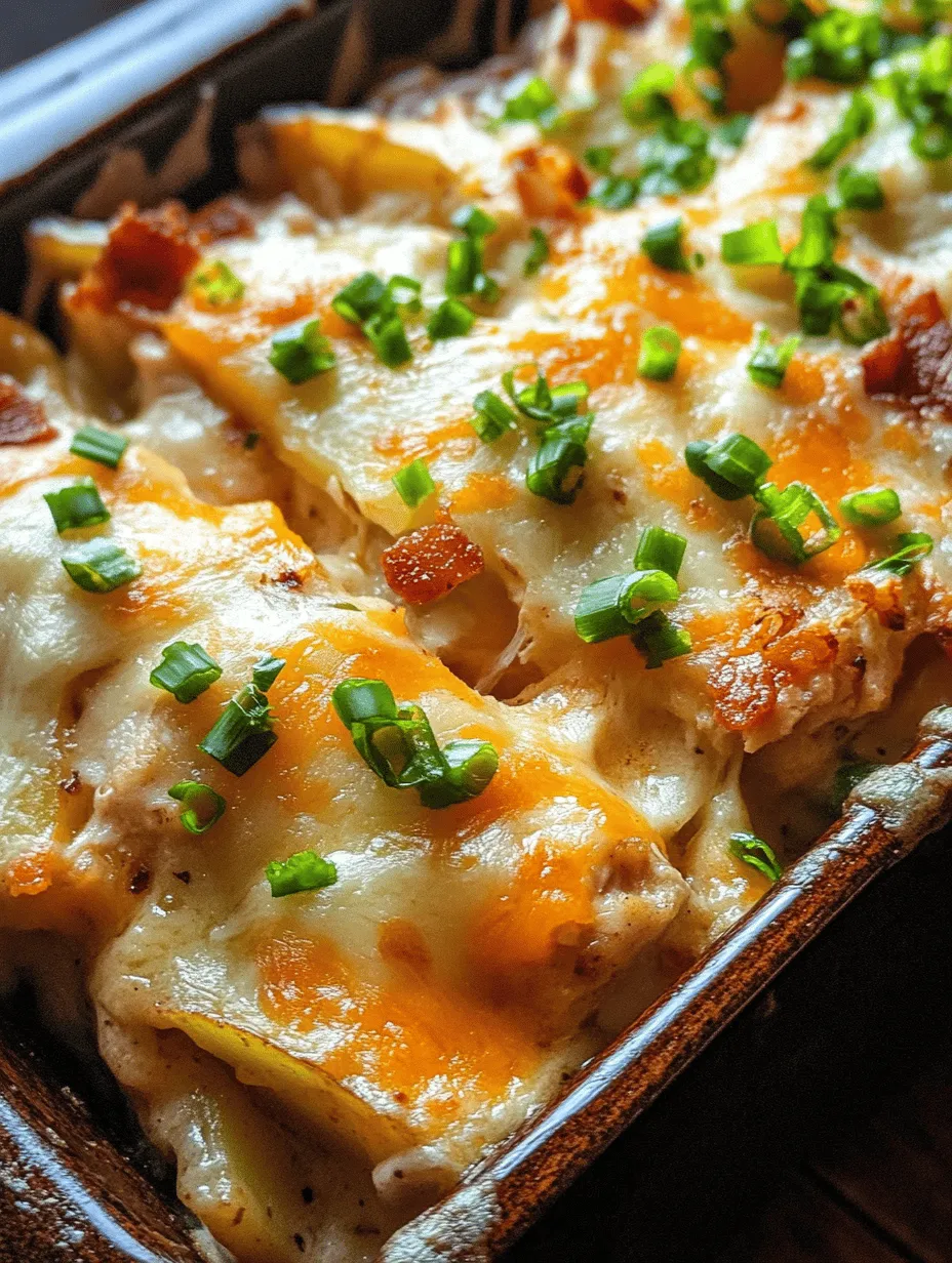 When it comes to comfort food, few dishes can rival the warmth and satisfaction of a hearty casserole. These baked wonders are more than just meals; they are a cherished part of family traditions, often filled with nostalgia, love, and a medley of flavors. Among the many casserole options, the Loaded Potato Ranch Chicken Casserole stands out as a true comfort food delight. This dish brings together tender chicken, creamy potatoes, and the irresistible flavors of ranch dressing, creating a meal that is both satisfying and delightful.