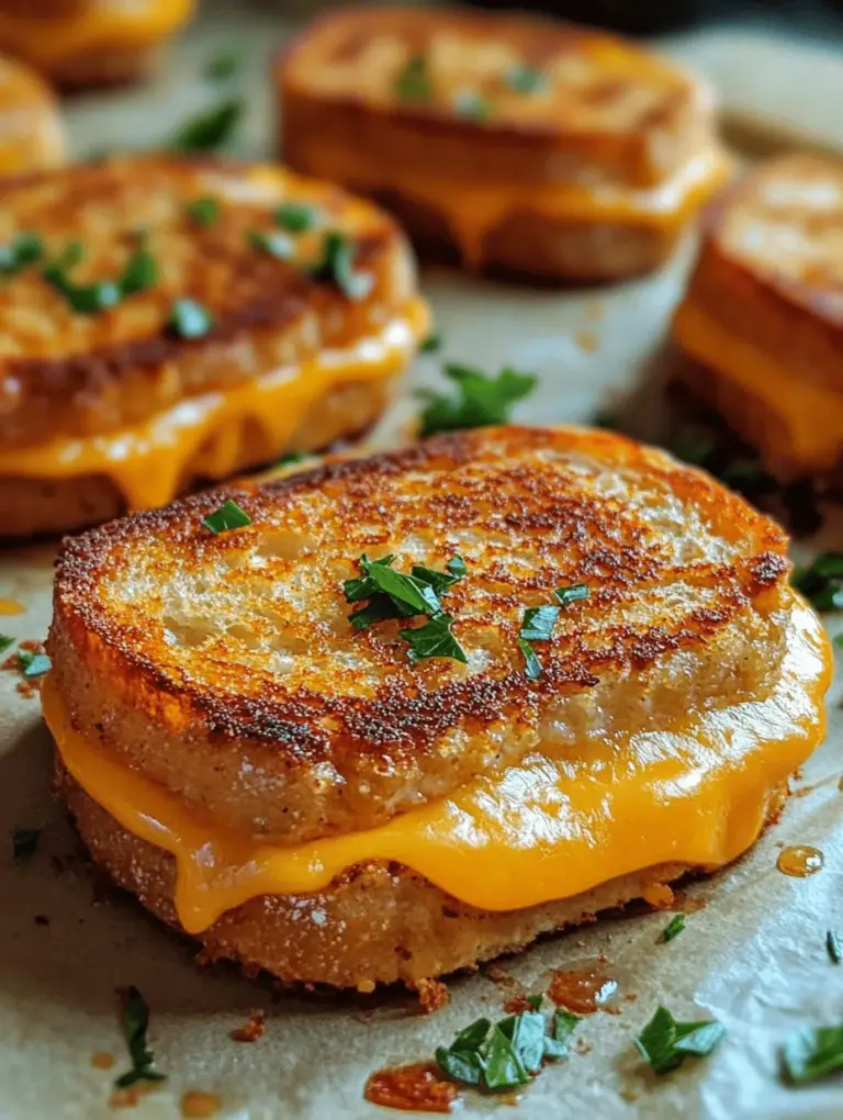 Grilled cheese sandwiches have long been a beloved staple in many households, cherished for their gooey cheese and crispy bread. Whether enjoyed as a comforting meal or a quick snack, the classic grilled cheese evokes feelings of nostalgia, reminding us of childhood lunches and family gatherings. However, in the world of culinary creativity, even the most timeless recipes can be reimagined. Introducing the mini baked grilled cheese—an innovative twist on a cherished favorite that brings fun, flavor, and a touch of sophistication to your table.