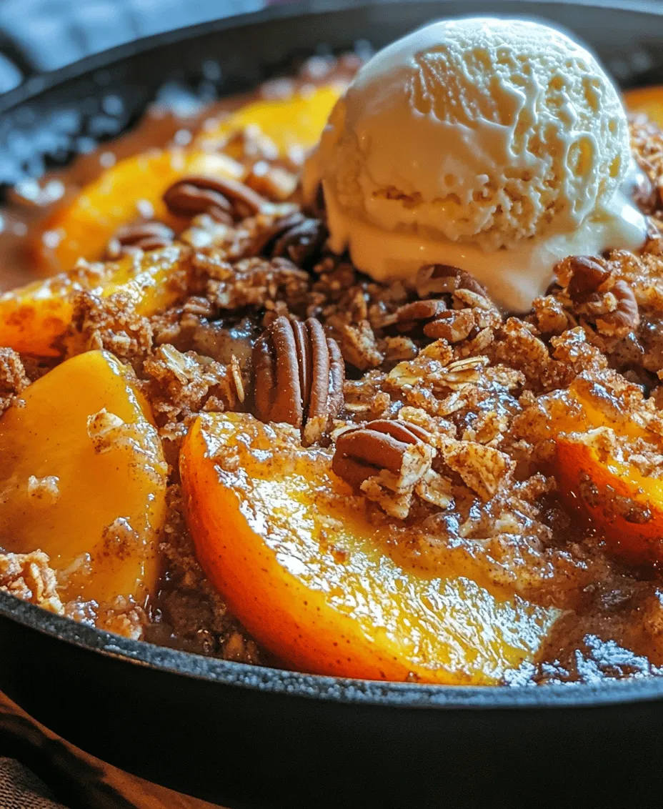 Peach crisp is a beloved dessert that brings together the natural sweetness of fresh peaches and the warm, comforting flavors of a crisp topping. With its gooey, fruity filling and crunchy topping, this dish is a perfect showcase for one of summer's most cherished fruits. As the season for fresh peaches approaches, it's the ideal time to delve into this delightful recipe that highlights their succulent flavor and aroma.