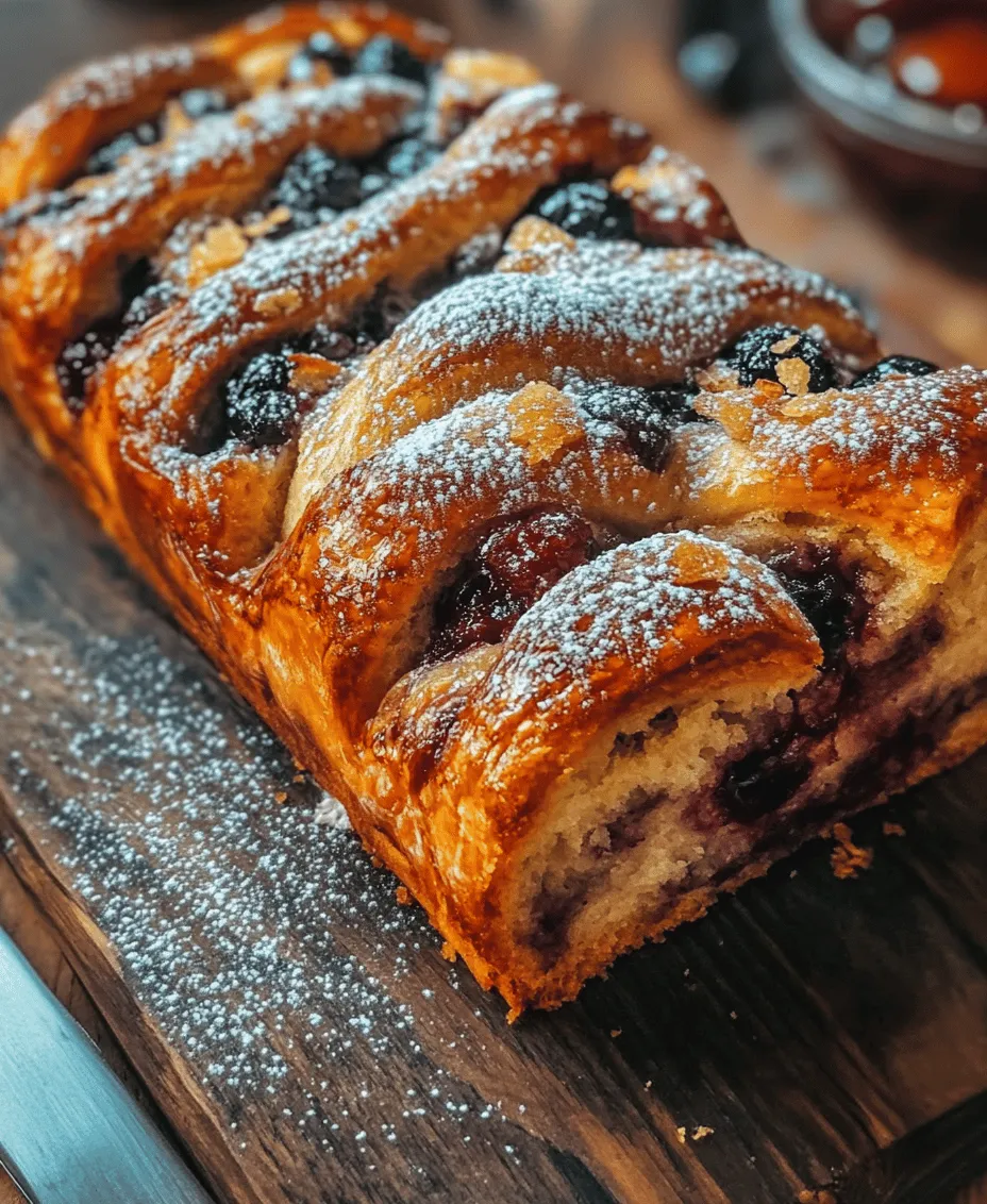 Babka is more than just a sweet bread; it is a culinary masterpiece with deep cultural roots. Originating in Eastern European Jewish communities, babka has become a beloved treat worldwide, celebrated for its rich, buttery dough and intricate, twisted shape. Traditionally filled with chocolate or cinnamon, this delightful pastry has evolved over time, inspiring countless creative variations. Today, we introduce you to a unique twist on this classic: Blueberry Cream Cheese Babka. This version combines the tangy richness of cream cheese with the sweet, fruity burst of blueberries, offering a delightful flavor experience that is both comforting and indulgent.