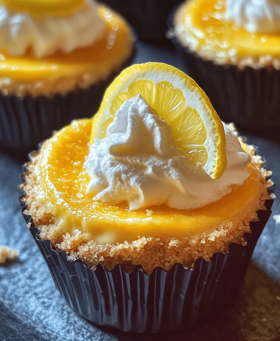 Explore the delightful world of desserts with our Zesty Mini Lemon Cheesecakes, a perfect blend of creamy texture and refreshing citrus flavor. These bite-sized treats are not only visually appealing but also tantalizingly delicious, making them an instant favorite for any occasion. Whether you are hosting a party, attending a family gathering, or simply indulging in a sweet craving, these mini cheesecakes are sure to impress your guests and leave your taste buds dancing with joy.