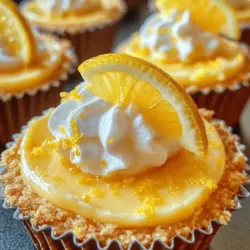 Explore the delightful world of desserts with our Zesty Mini Lemon Cheesecakes, a perfect blend of creamy texture and refreshing citrus flavor. These bite-sized treats are not only visually appealing but also tantalizingly delicious, making them an instant favorite for any occasion. Whether you are hosting a party, attending a family gathering, or simply indulging in a sweet craving, these mini cheesecakes are sure to impress your guests and leave your taste buds dancing with joy.