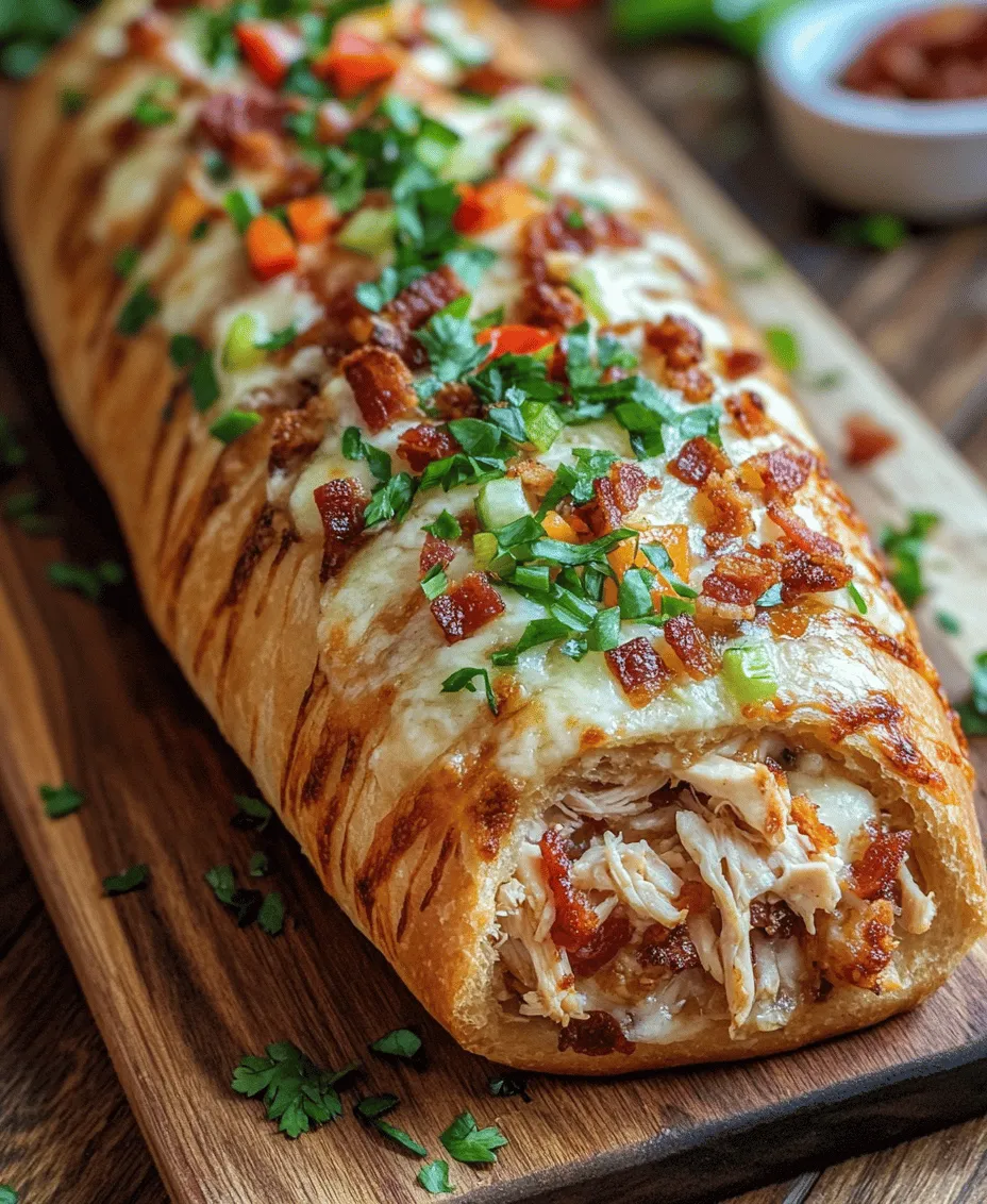 If you’re on the hunt for a meal that perfectly balances comfort and flavor, look no further than Chicken Bacon Ranch Stromboli. This mouthwatering dish combines succulent chicken, crispy bacon, and rich, creamy ranch dressing, all wrapped in golden, flaky pizza dough. Not only does it satisfy your cravings, but it also serves as an ideal choice for various occasions—be it family gatherings, a cozy dinner at home, or a game-day snack. The delightful fusion of flavors makes this stromboli a crowd-pleaser that everyone will love.