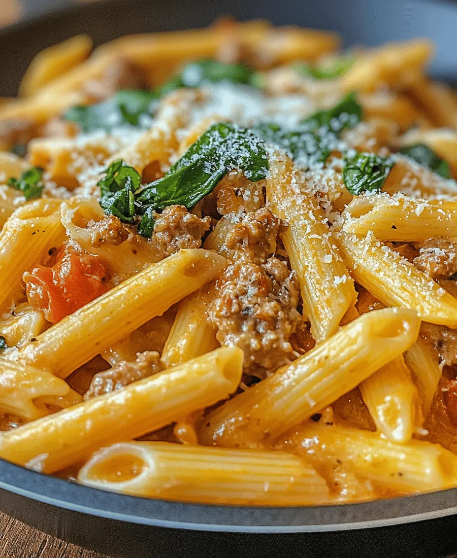 If you're on the lookout for a comforting and delicious dish that combines ease of preparation with robust flavors, look no further than our Hearty One-Pan Creamy Penne with Spinach and Italian Sausage. This recipe captures the essence of Italian cuisine while also catering to busy lifestyles, making it an ideal choice for weeknight dinners or even special occasions.