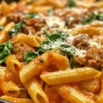 If you're on the lookout for a comforting and delicious dish that combines ease of preparation with robust flavors, look no further than our Hearty One-Pan Creamy Penne with Spinach and Italian Sausage. This recipe captures the essence of Italian cuisine while also catering to busy lifestyles, making it an ideal choice for weeknight dinners or even special occasions.