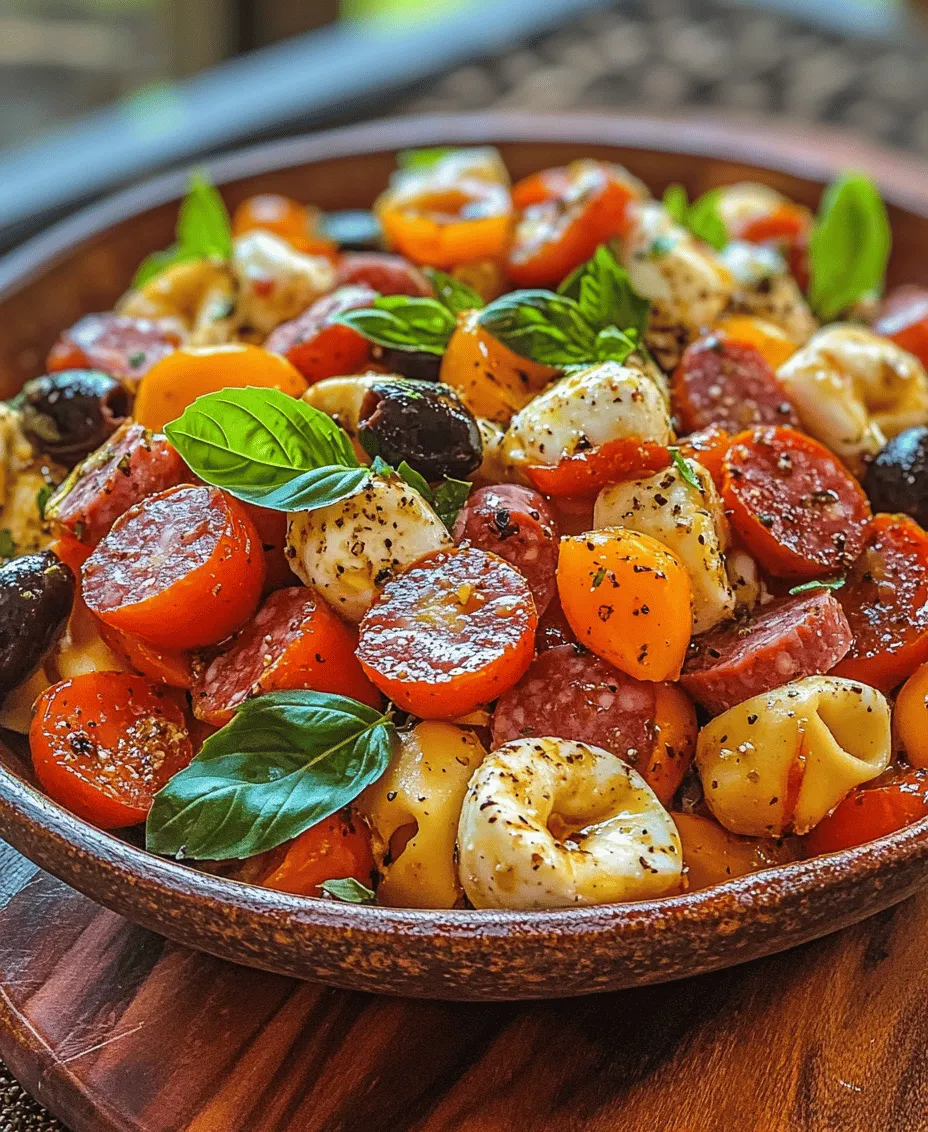 Exploring vibrant flavors and delightful textures, the Salami-Mozzarella Tortellini Pasta Salad is a culinary gem that caters to both casual gatherings and elevated dining experiences. This refreshing dish harmonizes the rich taste of salami and creamy mozzarella with the freshness of vegetables and aromatic herbs, creating a satisfying meal that is both easy to prepare and pleasing to the palate. Whether you're hosting a summer barbecue, planning a picnic, or simply looking for a quick and delicious weeknight meal, this pasta salad is sure to impress.