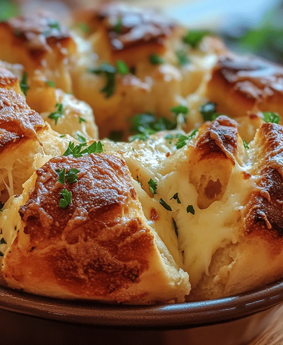 The first step in making your cheesy garlic pull-apart rolls is to activate the yeast. This process is vital for ensuring that your rolls rise properly and develop the desired texture. Start by measuring out the warm milk into a small bowl and adding the active dry yeast. Sprinkle a teaspoon of sugar over the yeast and let it sit for about 5-10 minutes. During this time, the yeast will begin to froth and bubble, indicating that it is alive and ready to be incorporated into your dough.