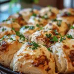 The first step in making your cheesy garlic pull-apart rolls is to activate the yeast. This process is vital for ensuring that your rolls rise properly and develop the desired texture. Start by measuring out the warm milk into a small bowl and adding the active dry yeast. Sprinkle a teaspoon of sugar over the yeast and let it sit for about 5-10 minutes. During this time, the yeast will begin to froth and bubble, indicating that it is alive and ready to be incorporated into your dough.