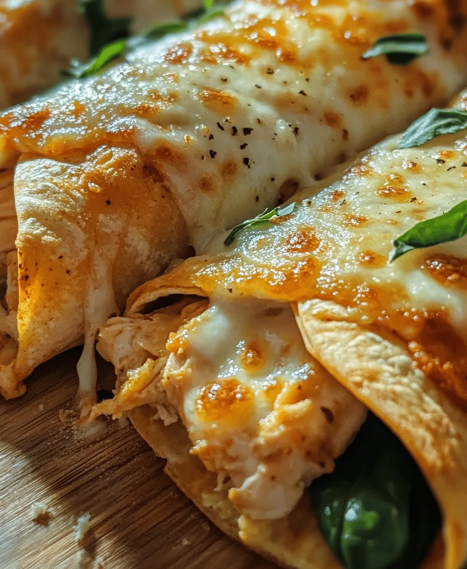 If you’re on the hunt for a dish that combines comfort, flavor, and versatility, look no further than Cheesy Garlic Chicken Wraps. This delightful recipe marries tender chicken with the rich flavors of garlic and gooey cheese, creating a wrap that is not only satisfying but also irresistibly delicious. Whether you’re preparing a quick family dinner, hosting a game night, or packing a delightful lunch, these wraps are sure to impress everyone at the table.