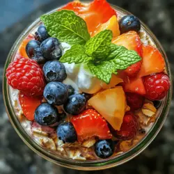 The foundation of any great recipe lies in its ingredients. Berry Bliss Overnight Oats is no exception. Each component contributes not only to the flavor and texture but also to the overall nutritional profile of the dish. Let's delve deeper into the key ingredients that make this breakfast both nourishing and satisfying.