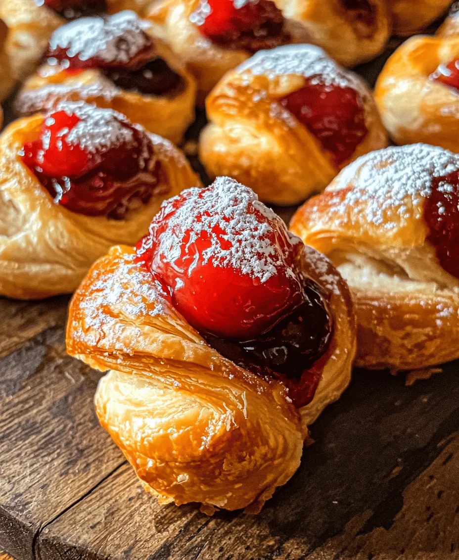 Welcome to the delicious world of Cherry Cheesecake Crescent Bites—a delightful fusion that combines the rich, creamy essence of cheesecake with the tart sweetness of cherries, all enveloped in a flaky crescent dough. This dessert is not just a treat for the palate but also a feast for the eyes, making it an excellent choice for various occasions, from casual family gatherings to elegant parties. Whether you are a seasoned baker or a novice in the kitchen, these bite-sized morsels are quick to prepare and will undoubtedly impress your guests.