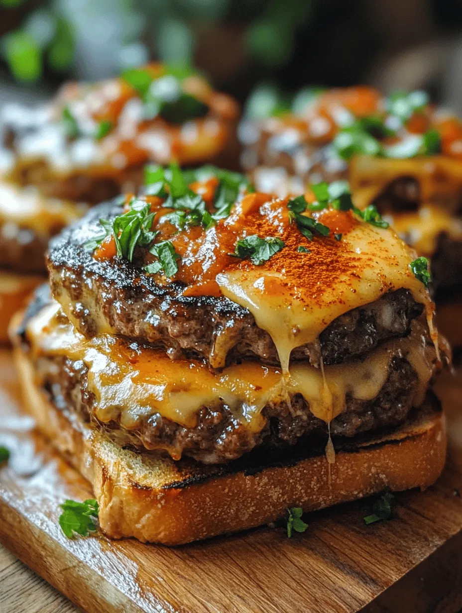 Patty melts are a beloved classic in American comfort food cuisine, celebrated for their satisfying combination of juicy beef patties, melted cheese, and crispy toasted bread. This decadent dish offers a perfect blend of flavors and textures that make it a favorite for many. Imagine biting into a warm, toasty sandwich where the savory beef melds beautifully with the creamy Swiss cheese, all encased in crisp rye bread. It's a meal that not only fills the stomach but warms the soul.