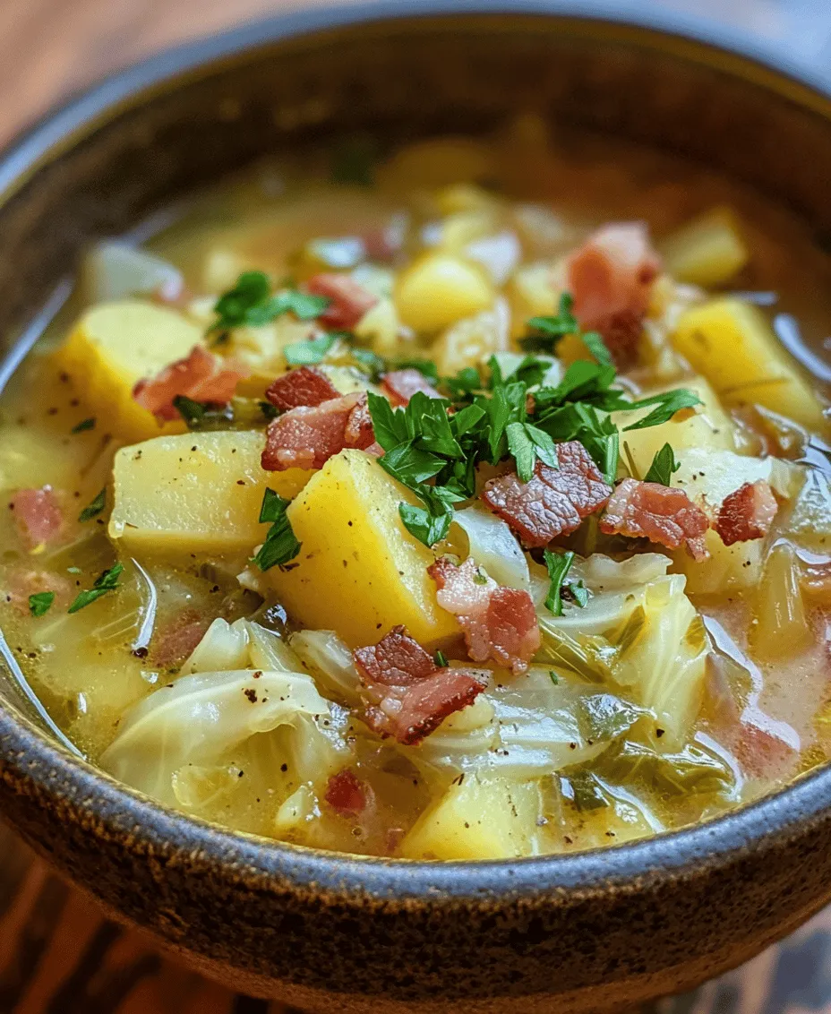 Irish cuisine is celebrated for its simplicity and depth, often reflecting the lush landscapes and rich agricultural heritage of the Emerald Isle. Among the many beloved dishes, Irish Bacon, Cabbage, and Potato Soup stands out as a quintessential comfort food. This soul-warming soup combines traditional ingredients that not only nourish the body but also evoke a sense of home and community.