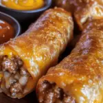 Cheeseburger egg rolls are an innovative fusion dish that combines the beloved flavors of a traditional cheeseburger with the satisfying crunch of crispy egg rolls. This mouthwatering appetizer is a delightful way to enjoy the classic taste of a cheeseburger in a new and exciting format. Whether you're planning a family dinner, hosting a game day gathering, or simply looking for a fun snack, cheeseburger egg rolls are sure to impress both adults and children alike. Their unique presentation, combined with their familiar flavors, makes them a standout choice for any occasion.