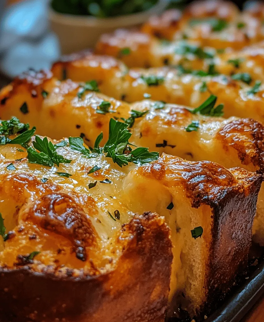 If you’re looking for the perfect appetizer to elevate your gatherings, game days, or family dinners, cheesy pull-apart garlic bread is a crowd-pleaser that never disappoints. This delectable dish combines the comforting flavors of garlic and butter with the gooey goodness of melted cheese, all enveloped in a warm, crusty loaf of bread. The irresistible pull-apart texture makes it not just a treat for the taste buds but also a fun sharing experience for friends and family.