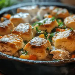 In the realm of comfort food, few dishes evoke the same warmth and nostalgia as a hearty chicken pot pie. This timeless classic combines tender chicken, vibrant vegetables, and a creamy sauce, all enveloped in a flaky, golden crust. Whether it’s a chilly evening or a gathering of family and friends, chicken pot pie serves as a reminder of home-cooked meals that nourish both the body and soul.