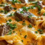 In the realm of comfort food, few dishes can compete with the indulgent allure of Cheesy Beef and Bowtie Pasta in Garlic Butter. This delightful meal is the epitome of warmth and satisfaction, making it a perfect choice for busy weeknights or family gatherings. The creamy texture, rich flavors, and the seamless blend of simple yet essential ingredients make this dish a favorite for both adults and children alike.