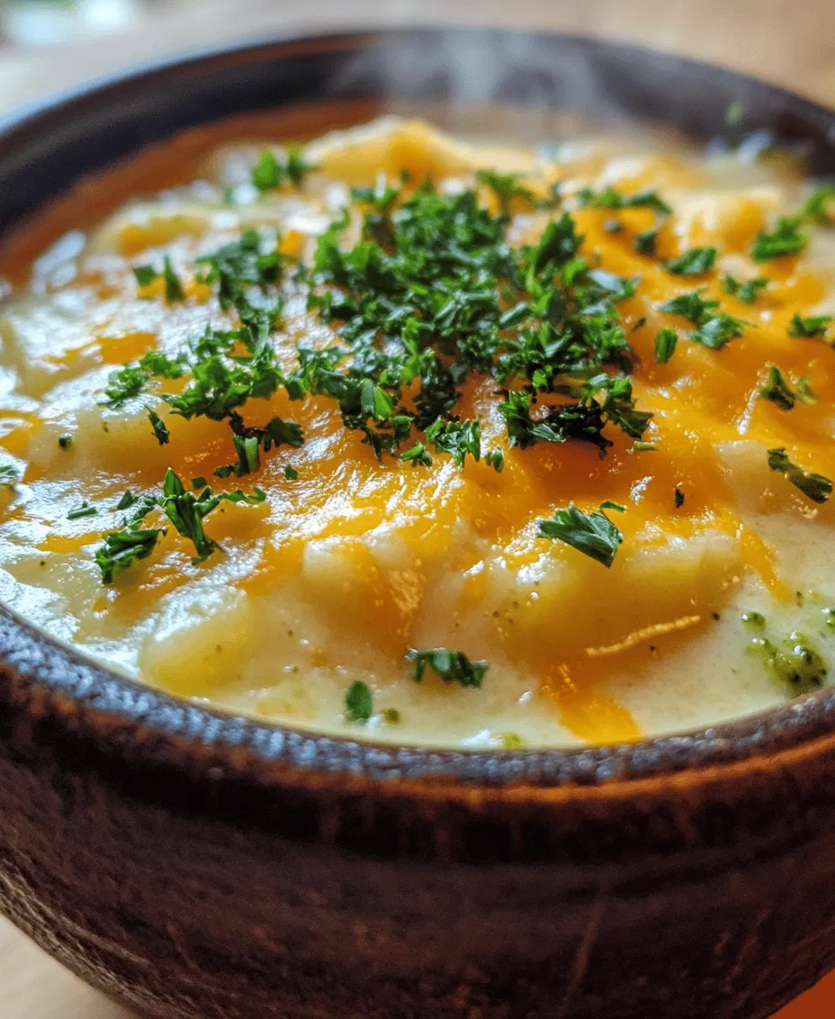 The foundation of any great soup lies in its ingredients. For Creamy Broccoli Potato Cheese Soup, fresh produce and quality pantry staples come together to create a dish that is both flavorful and nutritious.