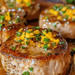 Embark on a flavorful adventure with our Savory Pork Medallions in Citrus Glaze. This dish combines succulent pork tenderloin with a vibrant citrus sauce that is both refreshing and satisfying. Perfect for a weeknight dinner or a special occasion, this recipe is not only easy to prepare but also packed with flavor. The delightful combination of tender pork medallions and a glossy citrus glaze creates a balance that elevates the dining experience. In this article, we’ll explore the ingredients, preparation techniques, and the culinary significance of this delightful dish, ensuring you have all the information you need to create a stunning meal that will impress your family and friends.