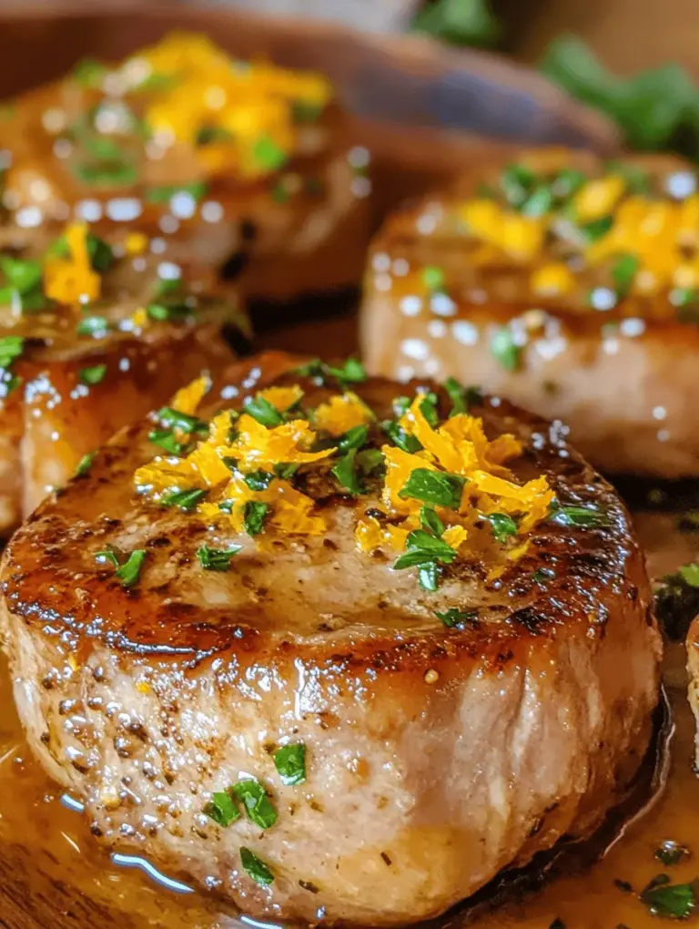 Embark on a flavorful adventure with our Savory Pork Medallions in Citrus Glaze. This dish combines succulent pork tenderloin with a vibrant citrus sauce that is both refreshing and satisfying. Perfect for a weeknight dinner or a special occasion, this recipe is not only easy to prepare but also packed with flavor. The delightful combination of tender pork medallions and a glossy citrus glaze creates a balance that elevates the dining experience. In this article, we’ll explore the ingredients, preparation techniques, and the culinary significance of this delightful dish, ensuring you have all the information you need to create a stunning meal that will impress your family and friends.