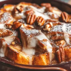 Imagine waking up to the warm, enticing aroma of freshly baked cinnamon rolls merging with the comforting scent of French toast. That’s precisely the experience you’ll get with a Cinnamon Roll French Toast Casserole. This delightful dish is the perfect fusion of two beloved breakfast favorites, appealing to families, brunch gatherings, and special holiday celebrations alike.