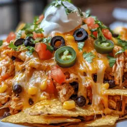 In the realm of comfort food, few dishes can compete with the satisfying crunch of nachos topped with tender, flavorful chicken. Enter the Crockpot Taco Chicken Nachos, a dish that perfectly marries convenience with taste. This recipe is a game-changer for anyone looking to whip up a crowd-pleasing meal without spending hours in the kitchen. With minimal preparation required, you can set your slow cooker and let it work its magic while you go about your day.