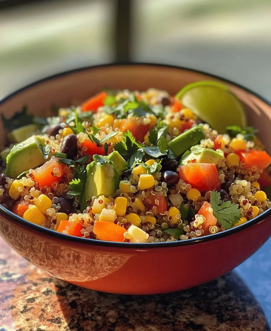 Welcome to the vibrant world of Southwest Quinoa Salad, a dish that combines an explosion of flavors and textures with a plethora of health benefits. This salad is more than just a side dish; it’s a celebration of fresh ingredients that embody the spirit of the Southwest. Bursting with the bright colors of fresh vegetables, beans, and a zesty dressing, this quinoa salad offers a delightful way to enjoy a nutritious meal that is as satisfying as it is delicious.