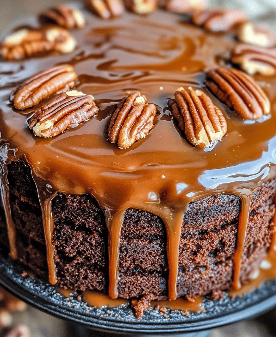 If you’re looking for a show-stopping dessert that captures the essence of indulgence, look no further than the Turtle Chocolate Layer Cake. This luxurious dessert features layers of rich chocolate cake, a luscious turtle filling, and a glossy chocolate ganache, all topped with crunchy pecans and a drizzle of caramel. A feast for the eyes and the taste buds, this cake is a delightful combination of flavors and textures that makes it perfect for celebrations and special occasions.