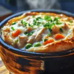 Every great recipe starts with quality ingredients, and this Cozy Crock Pot Chicken Pot Pie is no exception. Each component plays a vital role in creating a dish that’s not only delicious but also nutritious. Let’s break down the key ingredients that contribute to the success of this recipe.