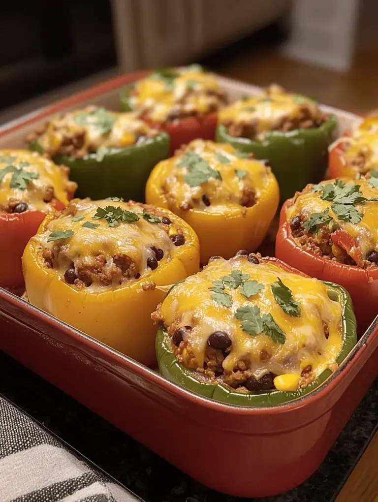 In the world of nutritious and visually appealing meals, colorful stuffed bell peppers stand out as a delightful option. Bursting with flavor and packed with wholesome ingredients, this easy recipe for stuffed bell peppers is perfect for busy weeknights or a cozy family gathering. These vibrant vegetables not only add a splash of color to your plate but also provide a balanced combination of protein, fiber, and essential vitamins. As you bite into a perfectly roasted bell pepper filled with savory goodness, you’ll appreciate how delicious healthy eating can be.