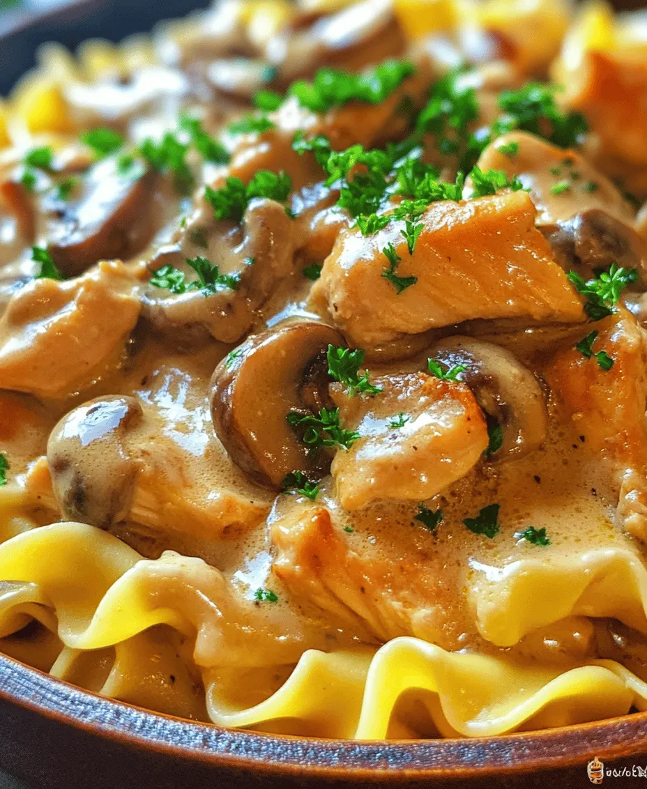 When it comes to comfort food, few dishes evoke the cozy warmth of home like Chicken Stroganoff. This beloved recipe blends tender pieces of chicken with a rich, creamy sauce, creating a perfect harmony of flavors and textures that can make any meal feel special. Whether served on a chilly evening or at a family gathering, Chicken Stroganoff is synonymous with comfort. The smooth, velvety sauce enveloping the chicken, paired with the hearty noodles, not only satisfies hunger but also warms the soul.