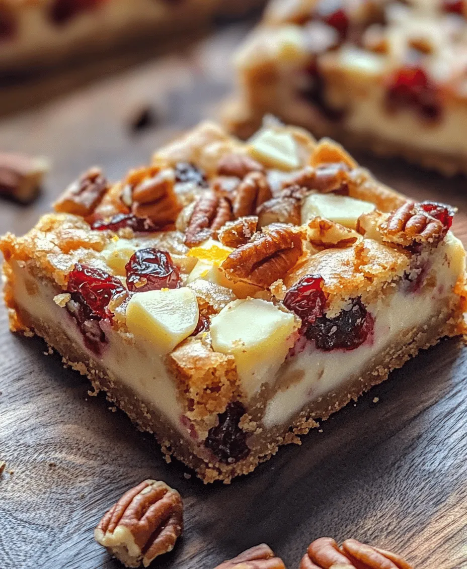 Before we dive into the ingredients and instructions, it's essential to understand what makes these bars so special. The flavor profile of Cranberry Bliss Shortbread Bars is a harmonious blend of sweet, tart, and nutty notes that come together to create a memorable taste experience.