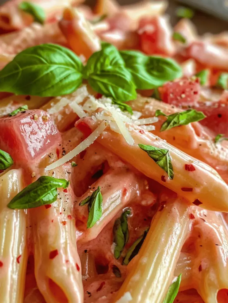 To create the perfect Rosy Delight Pasta, it’s essential to understand the key ingredients that make this dish shine. The right choice of pasta, the richness of the sauce, and the aromatic elements contribute to the overall flavor profile. Let’s take a closer look at the stars of this recipe.