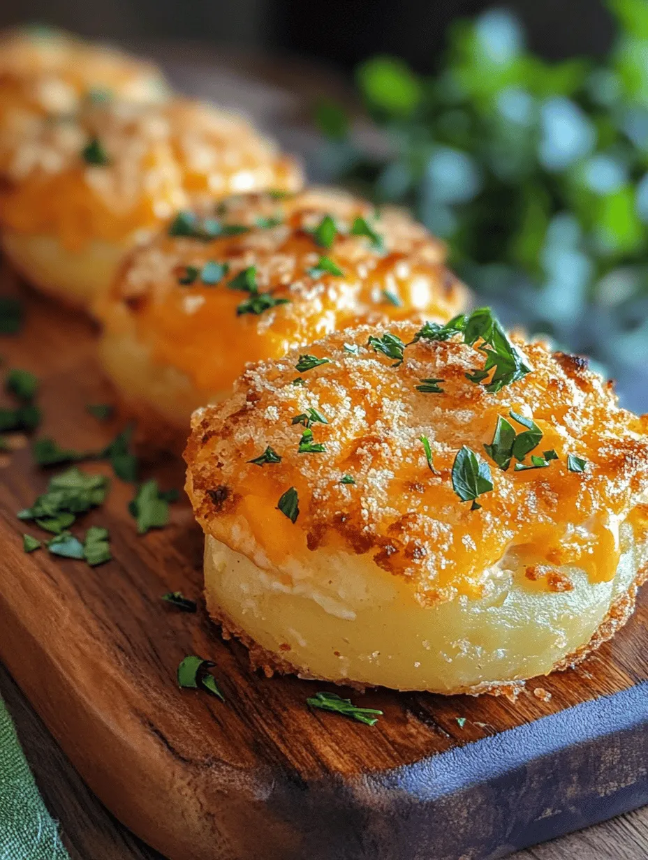 If you’re searching for a warm, comforting snack that brings joy with every bite, look no further than Cheesy Bliss Puff Potato Delights. This delightful recipe merges creamy mashed potatoes with rich, gooey cheese, resulting in a mouthwatering combination that is sure to satisfy your cravings. Whether you’re hosting a gathering or simply enjoying a cozy night in, these cheesy potato puffs serve as the perfect appetizer or snack.