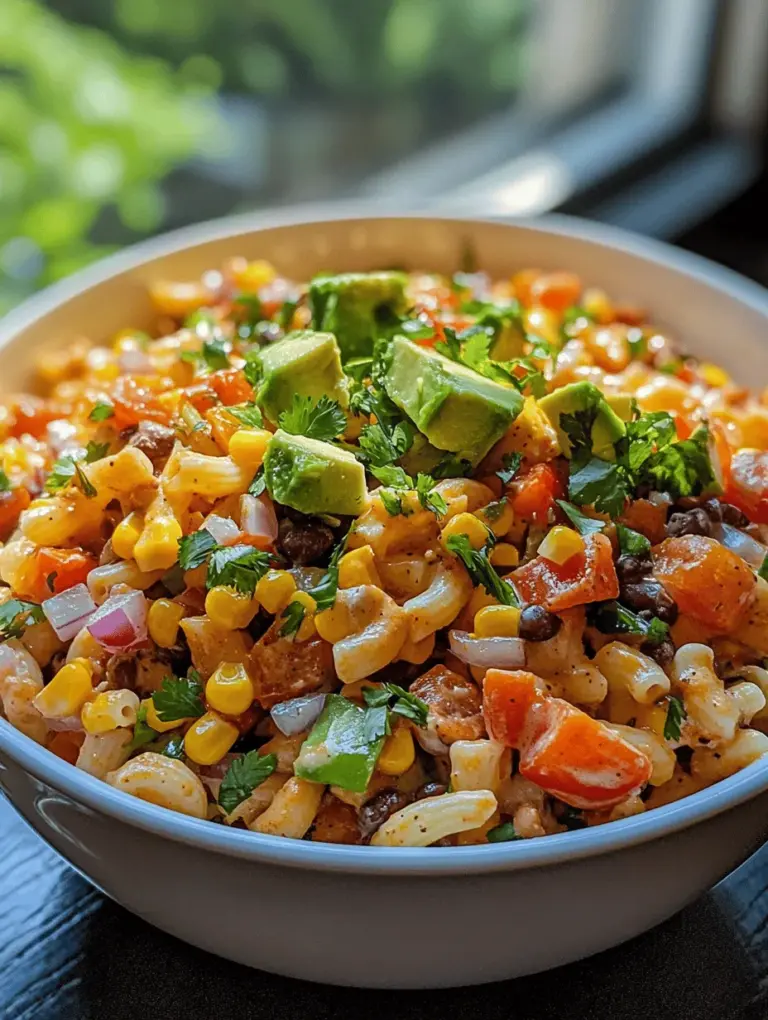 What sets Mexican Macaroni Salad apart from its traditional counterparts is the careful selection of ingredients that reflect the vibrant tastes of Mexican cuisine. Each component plays a vital role not only in flavor but also in texture and nutrition. Let’s delve deeper into the key ingredients that make this salad unique and irresistible.