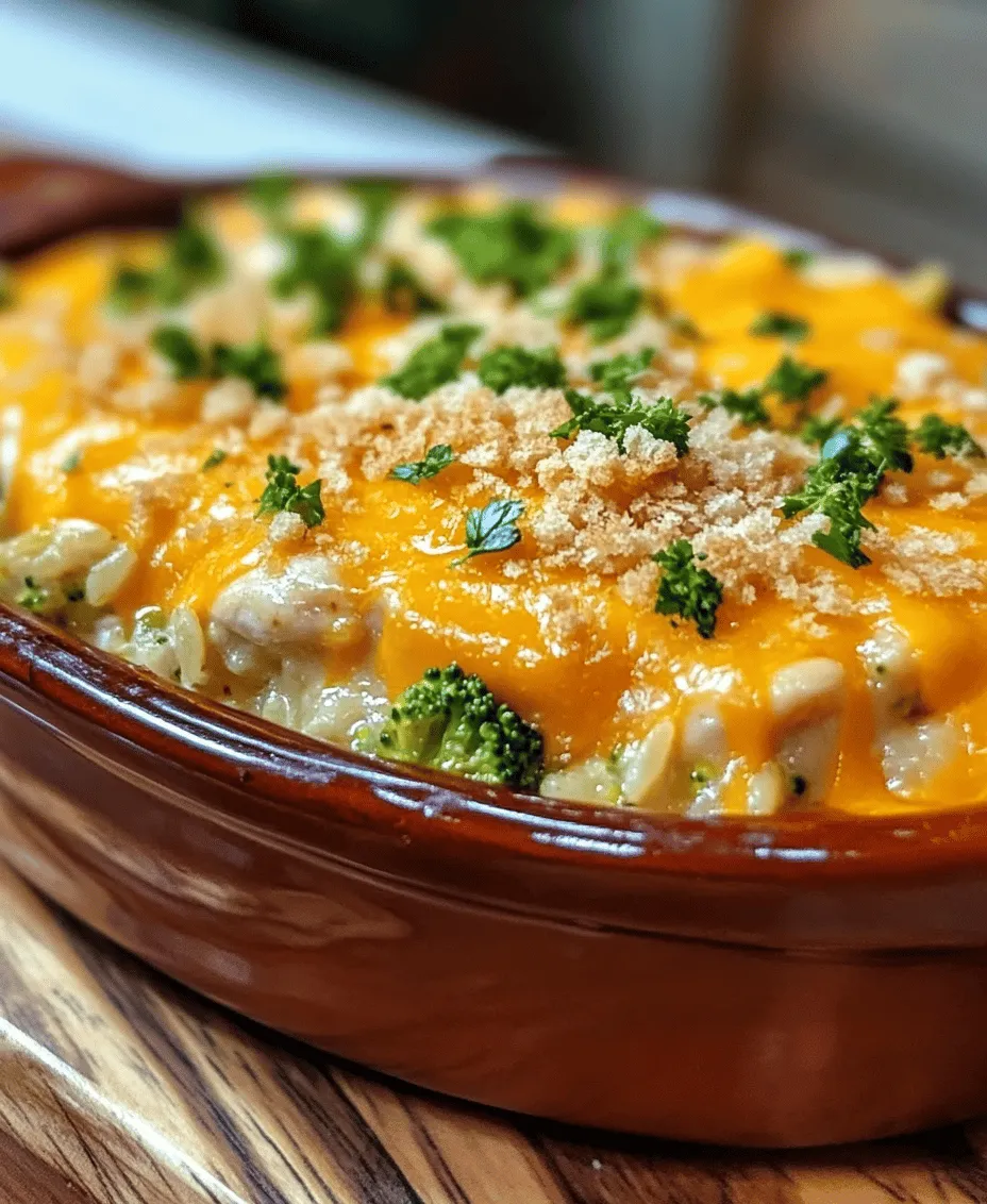 In the realm of home cooking, few categories resonate as deeply as comfort food. These dishes evoke a sense of warmth and nostalgia, often reminding us of family gatherings and cozy nights in. One such dish that embodies the essence of comfort food is the Cheesy Chicken & Broccoli Rice Casserole. This wholesome, satisfying meal is not only delicious but also a convenient way to bring the family together around the dinner table.