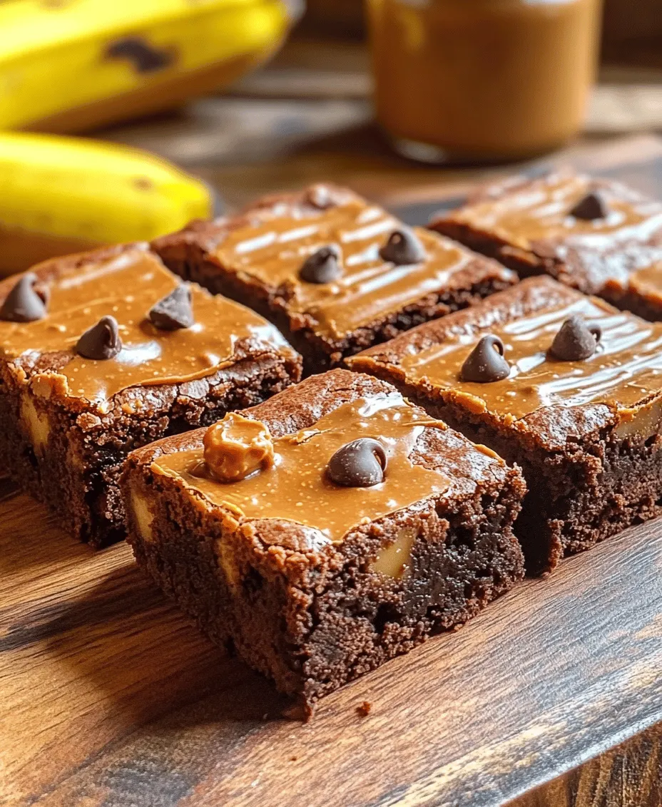 If you're on the lookout for a delicious dessert that strikes the perfect balance between indulgence and healthiness, look no further than Easy Peanut Butter Banana Brownies. This delightful recipe features a harmonious blend of flavors that elevates the classic brownie into a wholesome treat. The natural sweetness of ripe bananas complements the rich, creamy texture of peanut butter, making these brownies not only a delectable choice for dessert but also a satisfying option for an afternoon snack or a post-workout treat.