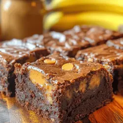 If you're on the lookout for a delicious dessert that strikes the perfect balance between indulgence and healthiness, look no further than Easy Peanut Butter Banana Brownies. This delightful recipe features a harmonious blend of flavors that elevates the classic brownie into a wholesome treat. The natural sweetness of ripe bananas complements the rich, creamy texture of peanut butter, making these brownies not only a delectable choice for dessert but also a satisfying option for an afternoon snack or a post-workout treat.