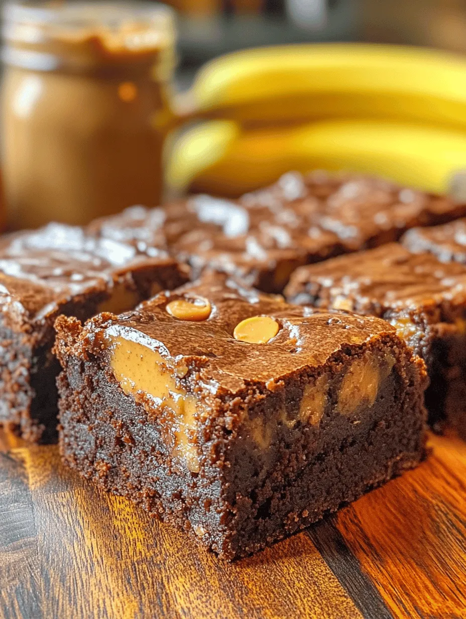 If you're on the lookout for a delicious dessert that strikes the perfect balance between indulgence and healthiness, look no further than Easy Peanut Butter Banana Brownies. This delightful recipe features a harmonious blend of flavors that elevates the classic brownie into a wholesome treat. The natural sweetness of ripe bananas complements the rich, creamy texture of peanut butter, making these brownies not only a delectable choice for dessert but also a satisfying option for an afternoon snack or a post-workout treat.