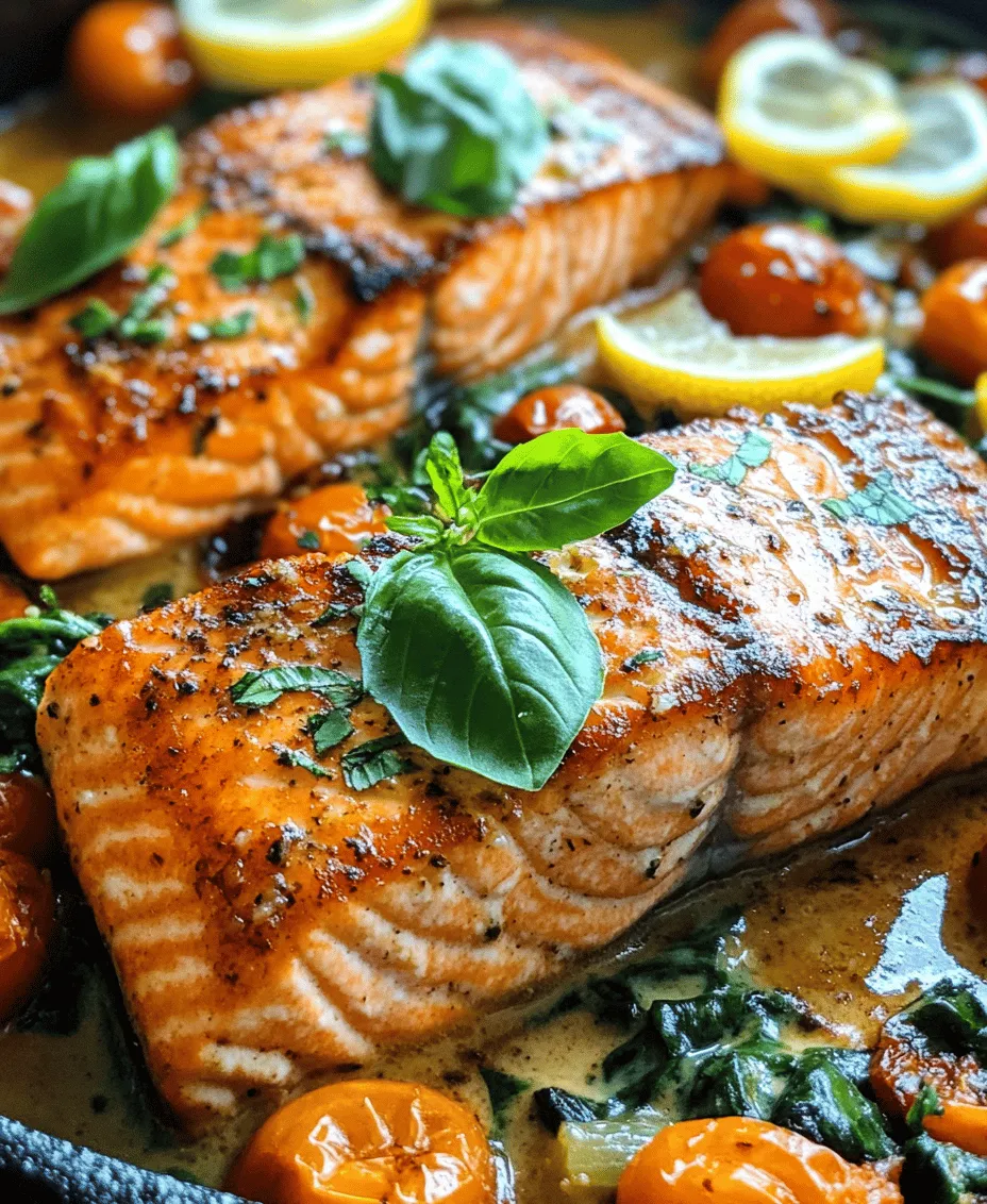 When it comes to romantic dinners, few dishes can match the elegance and flavor of Irresistible Tuscan Marry Me Salmon. This delightful recipe, infused with the vibrant tastes of the Mediterranean, combines perfectly seared salmon with a creamy sauce that features sun-ripened cherry tomatoes and fresh baby spinach. The dish is not only visually stunning but also brimming with flavors that are sure to impress your significant other, making it an ideal choice for special occasions or a cozy weeknight dinner.