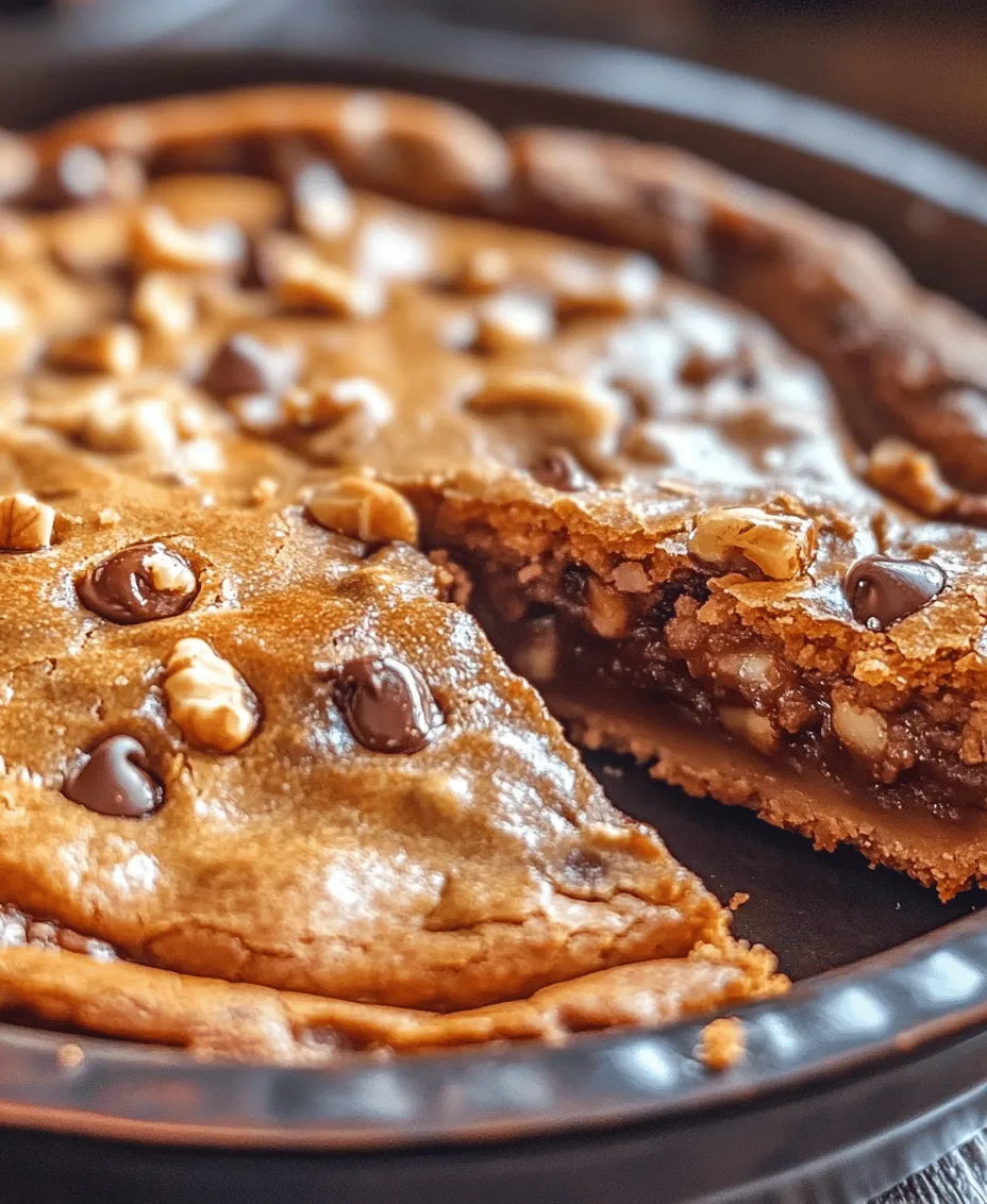 If you've ever craved a decadent dessert but wanted to maintain your healthy lifestyle, the Healthy Chocolate Chip Cookie Pie is the perfect solution. This innovative recipe combines the classic flavors of chocolate chip cookies with the wholesome benefits of nutritious ingredients, allowing you to indulge guilt-free. Imagine sinking your fork into a warm slice of cookie pie, its soft and chewy texture complemented by pockets of melted dark chocolate, all while knowing that you're treating your body right. This dessert not only satisfies your sweet tooth but also nourishes you with wholesome ingredients that are beneficial for your health.