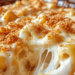 Baked mac and cheese is the quintessential comfort food that evokes warm memories of family gatherings, cozy nights in, and indulgent meals. Known for its creamy texture and rich, savory flavors, this dish has earned a special place in hearts and homes across generations. The combination of pasta enveloped in a luscious cheese sauce creates a harmony of taste and texture that is simply irresistible. This classic recipe stands out by blending sharp cheddar and mozzarella, resulting in a delightful cheese sauce that is both creamy and flavorful, making it an ideal choice for both everyday dinners and special occasions.