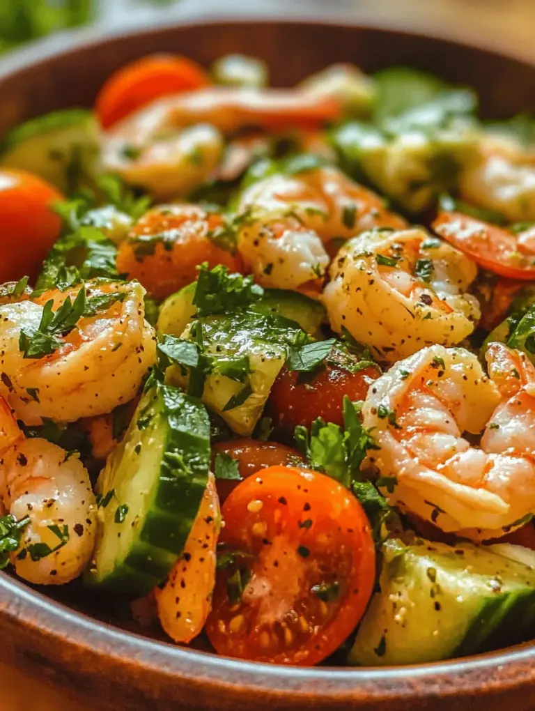 As summer approaches, the search for light, refreshing dishes becomes paramount for many home cooks and food enthusiasts. One of the standout recipes perfect for warm weather gatherings is the Cucumber Shrimp Salad Delight. This vibrant dish combines the succulent flavors of shrimp with the crisp freshness of cucumbers, creating a delightful medley that is both satisfying and nutritious. Whether you're hosting a backyard barbecue, a beach picnic, or simply enjoying a quiet evening at home, this salad is sure to impress your family and friends.