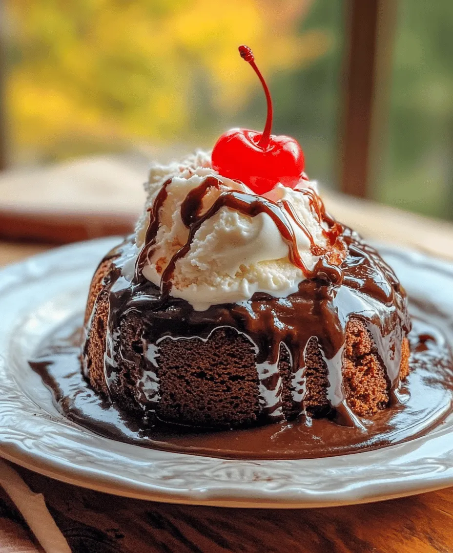 There’s something incredibly comforting about a classic dessert that evokes feelings of nostalgia and indulgence, and the Old-Fashioned Hot Fudge Sundae Cake certainly fits that description. This delightful confection is a celebration of rich flavors and textures, combining moist chocolate cake with a luscious, gooey hot fudge sauce, all topped off with creamy ice cream. The moment you take a forkful of this cake, you are transported to a world of decadent pleasure, where every bite is a reminder of childhood memories and family gatherings.